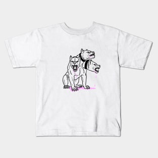 Cerberus Pink Ink Kids T-Shirt